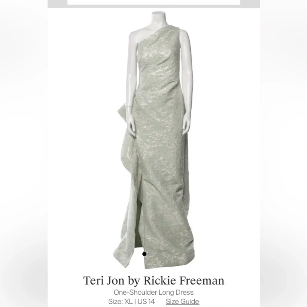 Teri Jon One-Shoulder Long Dress - Picture 7 of 9